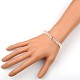 Glass Rondelle Bead Stretch Bracelets(BJEW-JB01551-04)-3