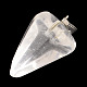 Cone/Spike/Pendulum Natural & Synthetic Mixed Stone Pendants(G-R278-86)-2