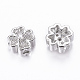 Rack Plating Brass Micro Pave Cubic Zirconia Beads(ZIRC-A006-04P-02)-2