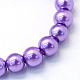 cuisson peint perles de verre nacrées brins de perles rondes(HY-Q003-4mm-27)-2