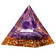 Amethyst Crystal Pyramid Decorations(JX069A)-1
