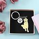 WEWAYSMILE Dog Keychain Car Keychain Pet Pendant Key-Ring Lovely Dog Key-ring Portable Metal Keychain Gift for Pet Lover Birthday Puppy Theme Party Supplies (Labrador)(JX806A)-6