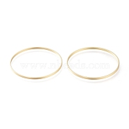 Brass Linking Rings, Long-Lasting Plated, Ring, Real 14K Gold Plated, 40x1.7mm, Inner Diameter: 39mm(KK-H102-10C-G)