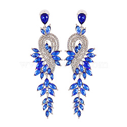 Sparkling Diamond Earrings for Women - Elegant and Chic Statement Jewelry, Blue, size 1(ST3393153)