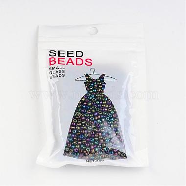 8/0 Electroplated Iris Round Glass Seed Beads(X-SEED-A009-3mm-603)-3