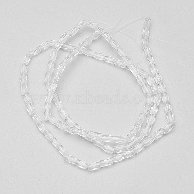 Transparent Glass Beads Strands(EGLA-E046-B01)-2