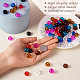 88pcs 8 couleurs de perles européennes en verre(GLAA-CD0001-10)-5