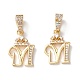 Eco-Friendly Brass Micro Pave Cubic Zirconia Pendants(KK-K265-01G-M)-1