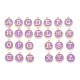 Letra inicial a ~ z encantos de esmalte del alfabeto(ENAM-Q437-10)-1