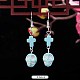 Turquoise Dangle Earrings for Women(WG2299-19)-1