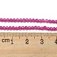 perles de corindon rouge naturel / rubis(G-L591-A01-01)-4