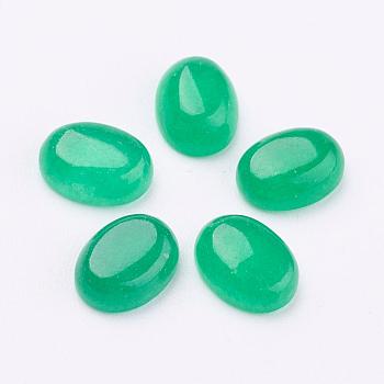 Natural Malaysia Jade Cabochons, Oval, 8x6x3mm