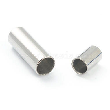 304 Stainless Steel Magnetic Clasps with Glue-in Ends(STAS-O148-06D)-3