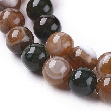 Natural Striped Agate/Banded Agate Beads Strands(X-G-G582-8mm-41)-3