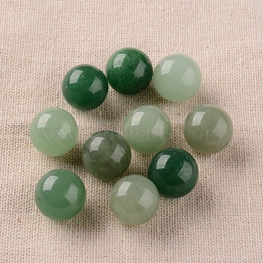 16mm Round Green Aventurine Beads