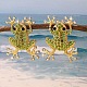 Alloy & Rhinestone Stud Earrings(FS-WG98FAE-01)-2