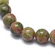 Bracelets extensibles de perles naturelles unakite(BJEW-K212-A-006)-3