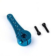 Aluminum Alloy Suspension Frame with Iron Screw, Remote Control Car Accessories, Steel Blue, 46x15.5x9mm, Hole: 2mm & 3mm, 2pcs, Screw: 12x4mm, 2pcs(AJEW-WH0181-91)