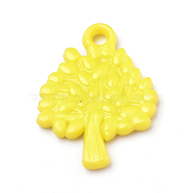 Yellow Tree Acrylic Pendants