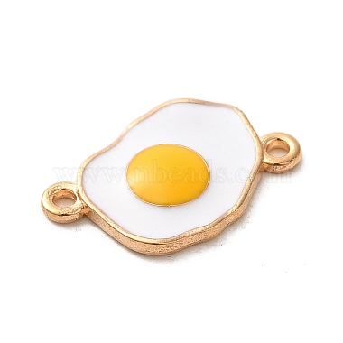 Alloy Enamel Poached Egg Connector Charms(ENAM-E064-29KCG)-2