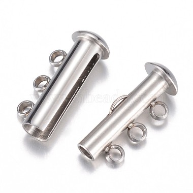 304 Stainless Steel Slide Lock Clasps(STAS-P100-23P)-3