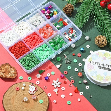 набор для изготовления рождественских браслетов своими руками(DIY-YW0006-86)-5