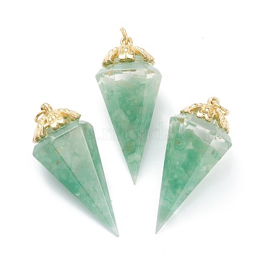 Resin Pointed Pendants(G-L571-01D)-2