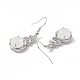 Natural Quartz Crystal Gourd Dangle Earrings with Crystal Rhinestone(EJEW-A092-04P-22)-3