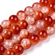 Crackle Baking Painted Imitation Jade Glass Beads Strands(X1-DGLA-T003-8mm-10)-1