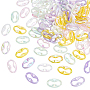 Mixed Color Oval Acrylic Linking Rings(TACR-PH0001-17)