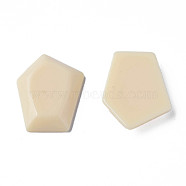 Opaque Acrylic Cabochons, Pentagon, PeachPuff, 23.5x18x4mm, about 450pcs/500g(MACR-S373-142-A15)