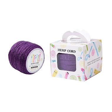 2mm Purple Hemp Thread & Cord