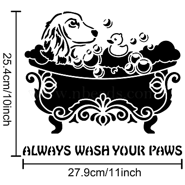 PET Hollow Out Drawing Painting Stencils(DIY-WH0402-050)-3