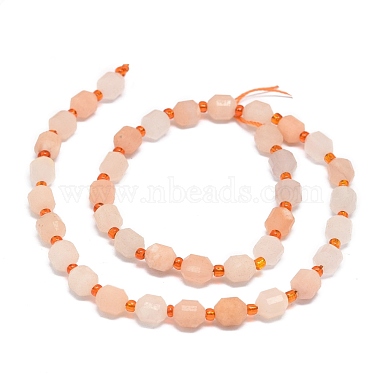 Natural Red Aventurine Beads Strands(G-O201B-61A)-3