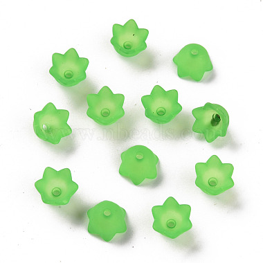 Transparent Acrylic Beads Caps(PL543-9)-2