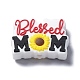 Mother's Day Silicone Beads(SIL-Q001-02D)-1