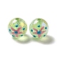 AB Color Transparent Crackle Acrylic Round Beads(OACR-A013-04D)-3