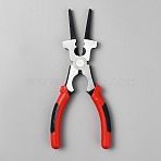 Multifunctional Carbon Steel Welding Pliers with Red Rubber Handles, Stainless Steel Color, 21x5.7x1.35cm(TOOL-WH0155-243)