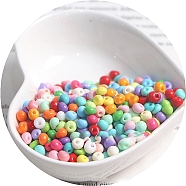 Macaron Baking Paint Glass Seed Beads, Fringe Teardrop Beads, Mixed Color, 5mm(PW-WGB8861-01)