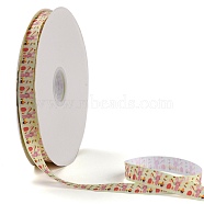 Easter Themed Polyester Grosgrain Ribbons, Jacquard Ribbon, Garment Accessories, Colorful, Animal Pattern, 3/4 inch(18mm), about 100 yards/roll(OCOR-A005-01E)