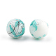Chapelets de perles en verre peint brossé & cuisant(X-GLAA-S176-6mm-13)-1