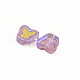 Galvanoplastie perles de chalumeau faites à la main transparentes(X-LAMP-Q032-04A)-3