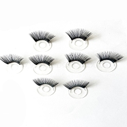 Acrylic Doll Eyelashes, Doll Eye Make Up Accessories, for Doll DIY Craft Making, Black, 26x1mm(DOLL-WH0007-04C-01)