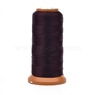 Polyester Threads, for Jewelry Making, Coffee, 0.5mm, about 601.48 yards(550m)/roll(NWIR-G018-D-03)