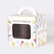 Nylon Thread, Coconut Brown, 1.5mm, about 49.21 yards(45m)/roll(NWIR-JP0012-1.5mm-738)