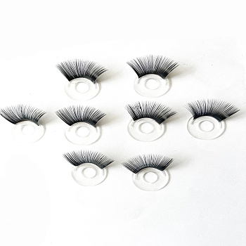 Acrylic Doll Eyelashes, Doll Eye Make Up Accessories, for Doll DIY Craft Making, Black, 26x1mm