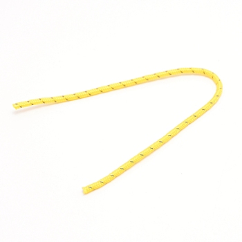 Polypropylene Cords, for Tent Stakes, Ground Pegs, Yellow, 210x2.5mm