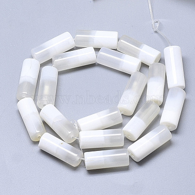 Natural Two Tone Agate Beads Strands(X-G-T122-35G)-2