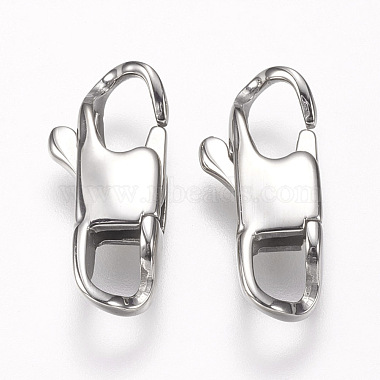 304 Stainless Steel Lobster Claw Clasps(STAS-I082-13P-05)-2