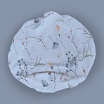 Polyester Tablecloths, Dining Table Cover, Round with Flower Pattern, Colorful, 1000~1100x0.5~8mm(FB-FZCDB8F-02A)